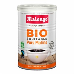 Кофе молотый Malongo "Purs Matins bio (Матан лежер)" - фото 11015