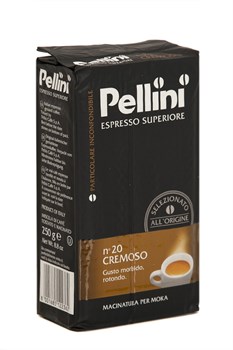 Кофе молотый Pellini "Espresso bar cremoso №20" - фото 11804