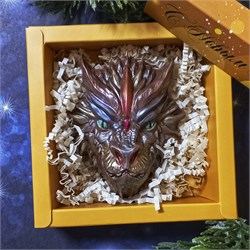 Подарочный фигурный молочный шоколад "Дракон Смауг" 2624-М - фото 14133