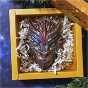 Подарочный фигурный молочный шоколад "Дракон Смауг" 2624-М