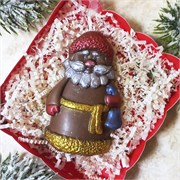 Подарочный фигурный молочный шоколад "Дед Мороз" 2532
