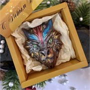 Подарочный фигурный молочный шоколад "Дракон Смауг" 2624-М