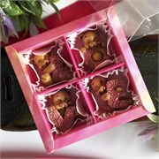 Подарочный набор молочного фигурного шоколада 