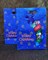 Пакет картонный с вырубной ручкой на липучке "Рождественский носок" 2223